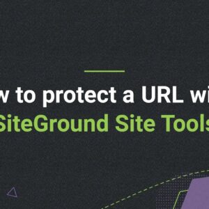 How to protect URLs in Site Tools | Tutorial