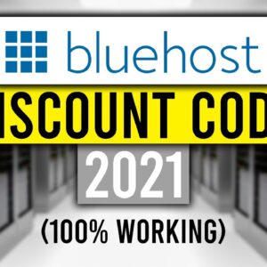 Bluehost Discount Code | New Bluehost Coupon For 2021 (BIGGEST DISCOUNT)