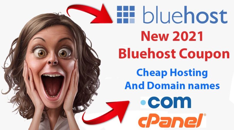 best hosting and domain name provider in 2021 : Bluehost coupon code 70% off free .com domain name