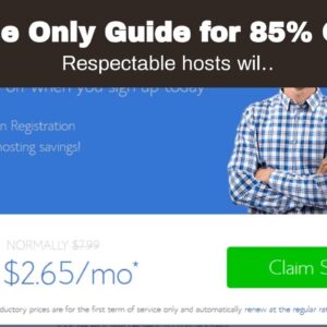 The Only Guide for 85% Off Bluehost Coupon Code - Web Hosting Professor