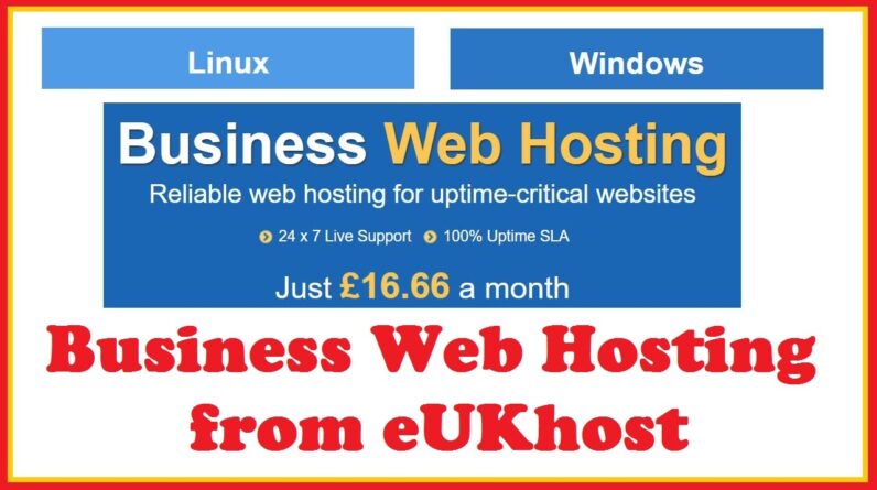 Business Web Hosting from eUKhost
