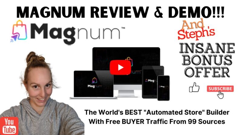 MAGNUM REVIEW 🧨DEMO 🧯 DON'T BUY MAGNUM TILL YOU CHECK OUT MY REVIEW!! ⚒️ GET INSANE BONUSES 💙